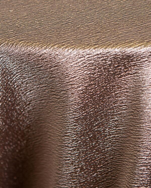 Luxury Bark Tablecloth: Mocha