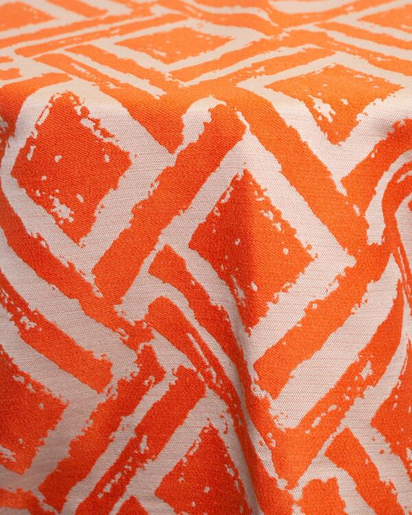 Wilshire Tablecloth: Orange