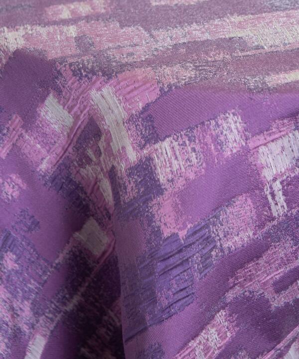 Brush Strokes Tablecloth: Purple (Reverse Side)