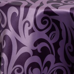 Swirl Satin: Purple/ Lavender