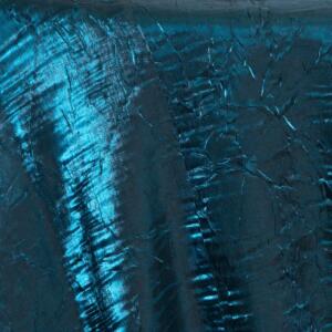 Crushed Satin Tablecloth: Peacock