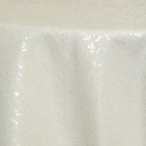 Sequin Glitz Tablecloth: Ivory