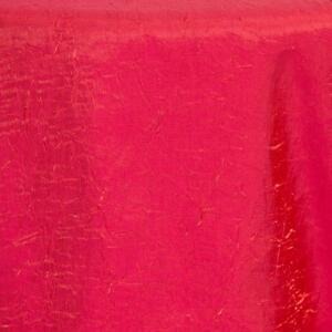Crushed Satin Tablecloth: Raspberry
