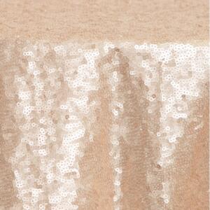 Sequin Glitz Tablecloth: Rose Gold
