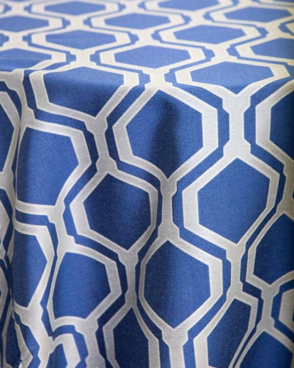 Paige Tablecloth: Royal Blue - Image 2