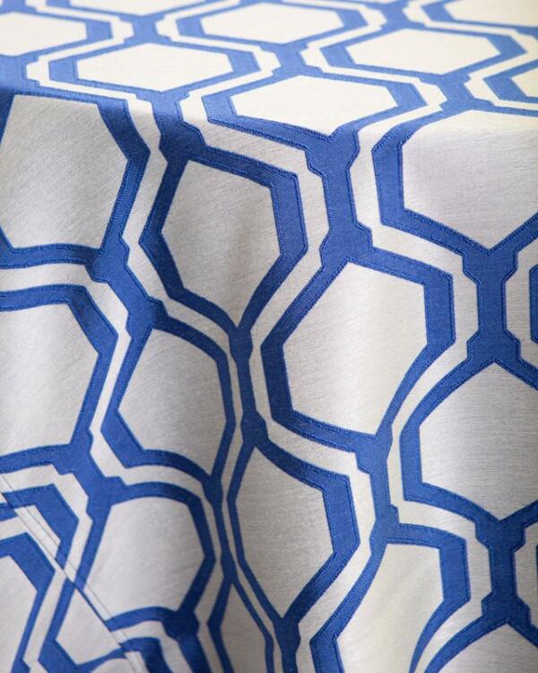 Paige Tablecloth: Royal Blue
