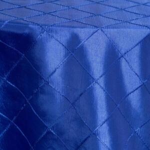 Pintuck Tablecloth: Royal Blue