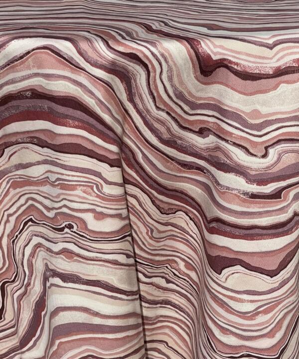 Forsyth Tablecloth: Smokey Quartz/ Valley of Fire