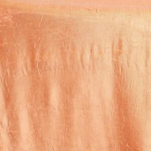 Crushed Satin Tablecloth: Tangerine