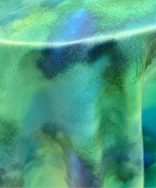 Aquarium Tablecloth: Turquoise Blue