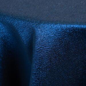 Luxury Bark Tablecloth: Navy