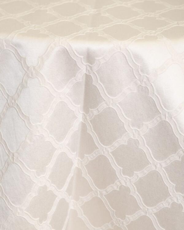 Washed Tablecloth: Ivory Serena