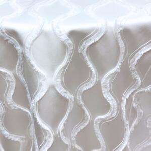 Silhouette Tablecloth: White