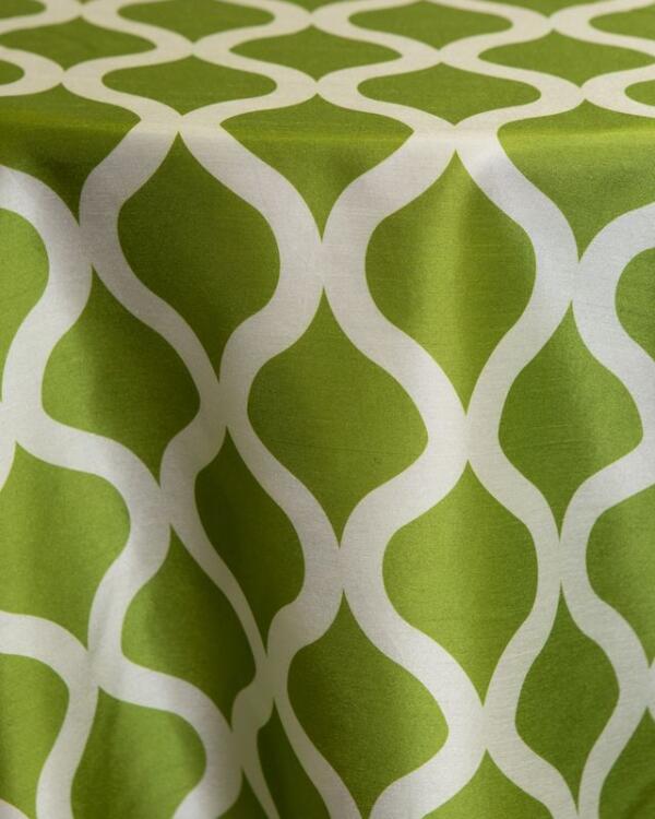 Wisker Bisket Tablecloth: Green