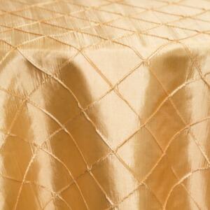 Pintuck Tablecloths: Gold
