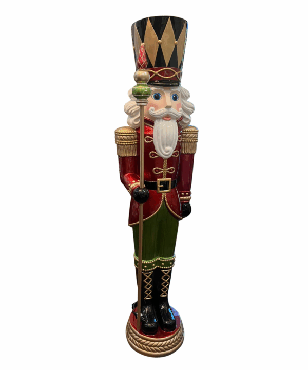 Life-Size Nutcracker: Red & Green