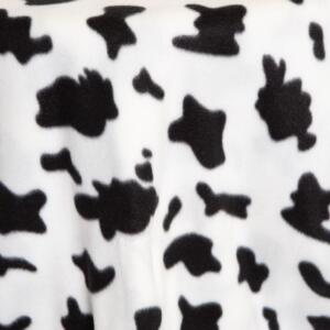 Cow Print Overlay: Black/White