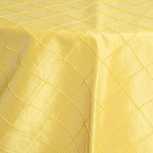 Pintuck Tablecloth: Yellow