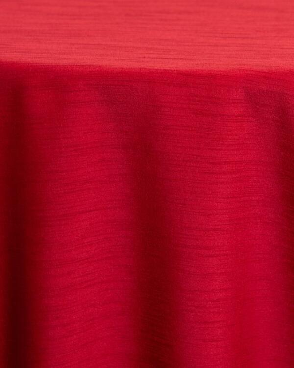 Shantung Tablecloth: Scarlet