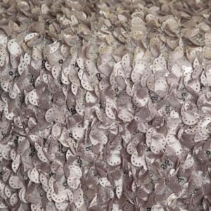 Butterflies Sequin Tablecloth: Silver