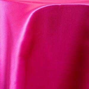 Satin Tablecloth: Fuchsia
