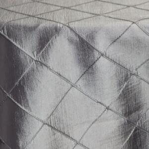 Pintuck Tablecloth: Platinum