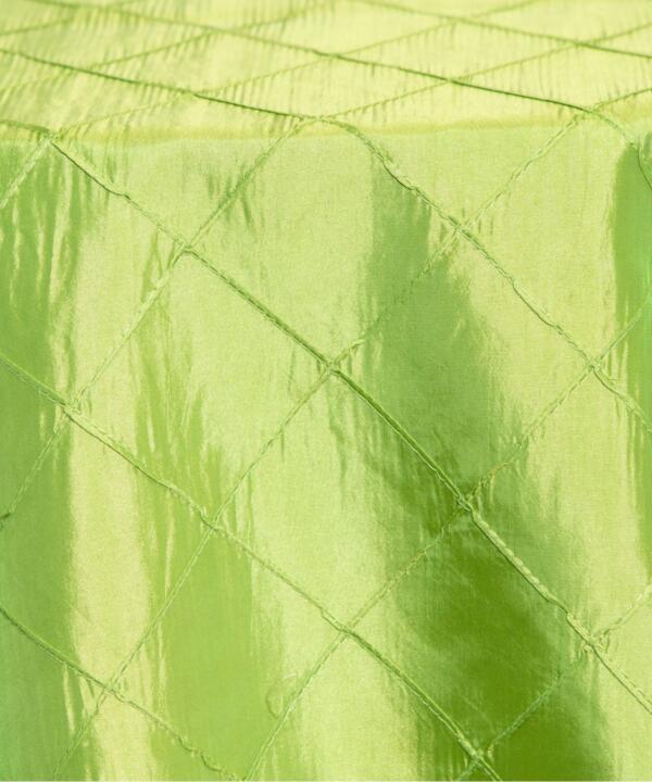 Pintuck Tablecloth: Lime Green