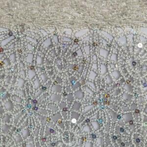 Parisian Lace Overlay: Silver