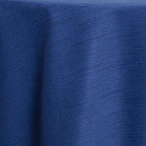 Majestic (Dupioni Side) Tablecloth: Navy