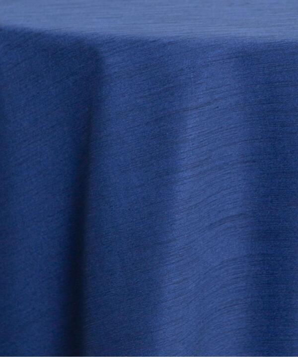 Majestic (Dupioni Side) Tablecloth: Navy