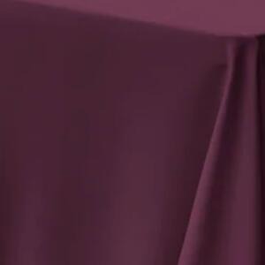 Poplin Tablecloth: Plum