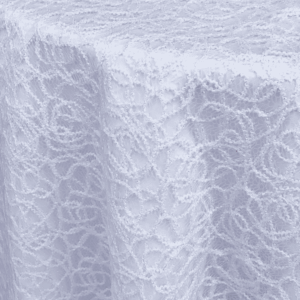 Tangled Netting Overlay: White