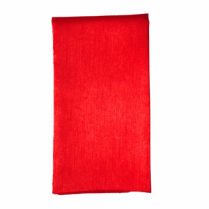 Red Poppy Dupioni Napkin
