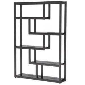 Black Metal/Wood Barback Shelf