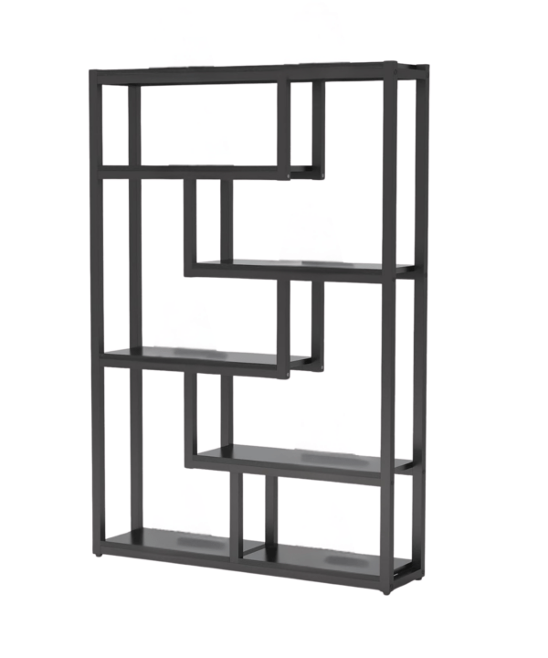 Black Metal/Wood Barback Shelf