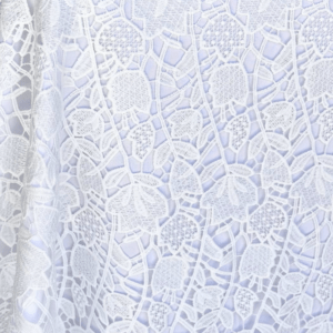 Noa Lace Overlay: White