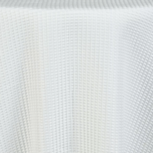 Bianca Trellis Tablecloth: White