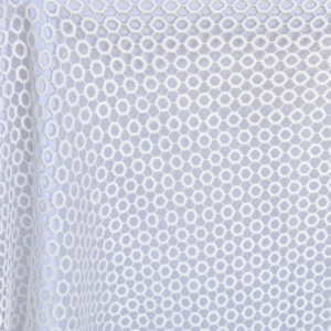 Circles Lace Overlay: White