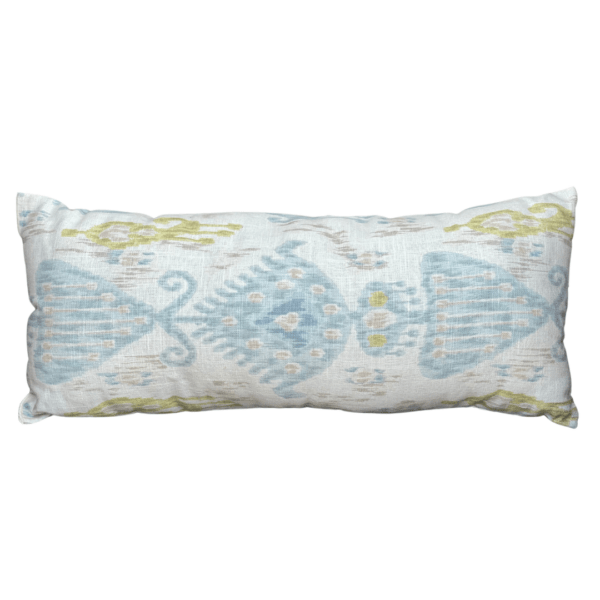 Turquoise Waterlily Pillow