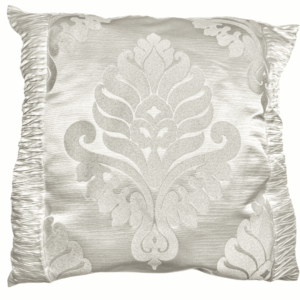 Ivory Sparkling / Damask Pillow