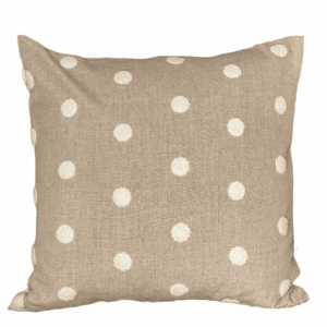 Natural Puff Dotty Pillow