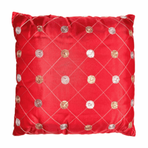 Red Luna Sequin Pillow