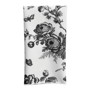 Black Floral Toile Napkin