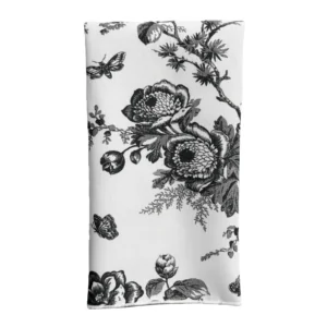 Black Floral Toile Napkin