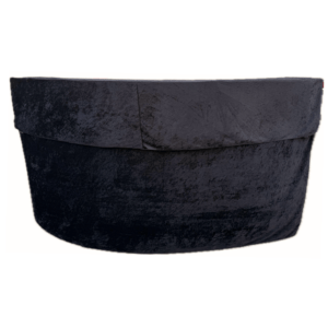 Black Penne Serpentine Bar Cover