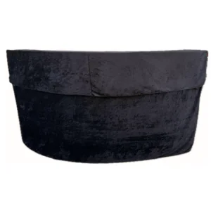 Black Penne Serpentine Bar Cover