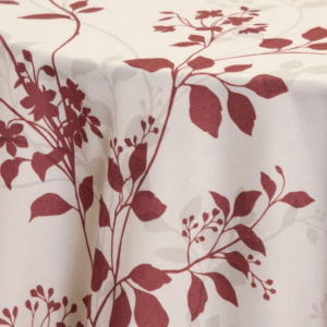 Liz Tablecloth: Burgundy