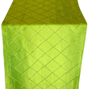 Lime Green Pintuck Runner
