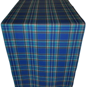 Royal Blue / Green Plaid Runner