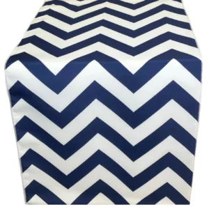 Navy / White Chevron Runner